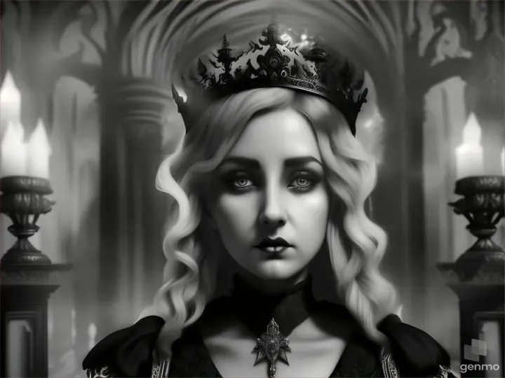 The ghost queen had placed a spell near her palace so that no one could stop her from accomplishing her goal. horror wman