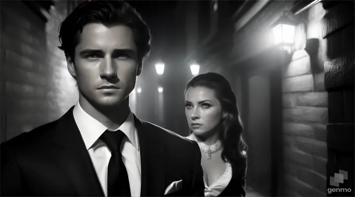 William a handsome man suddenly come out from the home at midnight and was protecting a woman who was trapped with two criminals ...    full screen video