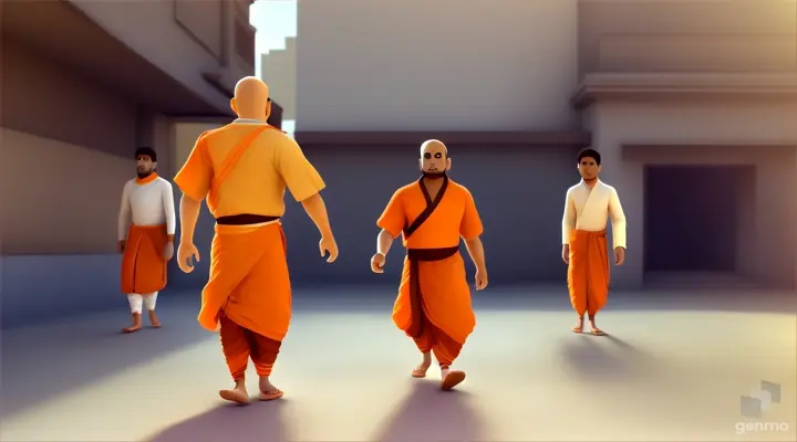 3d cartoon animation videos Those who passed by thought saint wearing orange color dhoti to be crazy. 