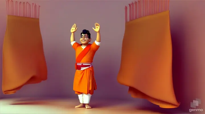 3d cartoon animation videos Those who passed by thought saint wearing orange color dhoti to be crazy. They would hear his words, mockingly repeat them, and laugh at him.