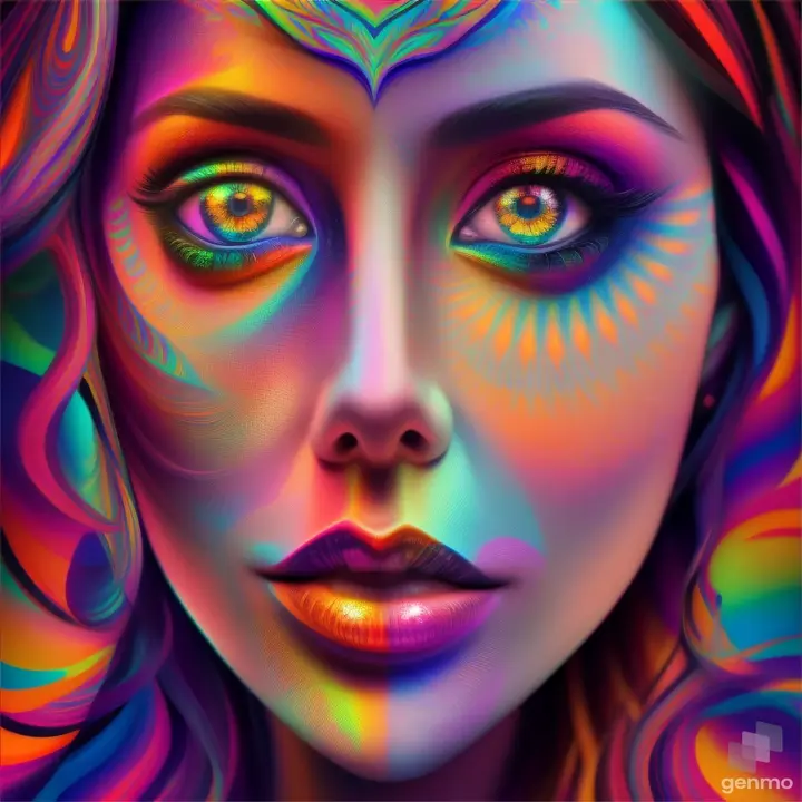 psychedelic lady