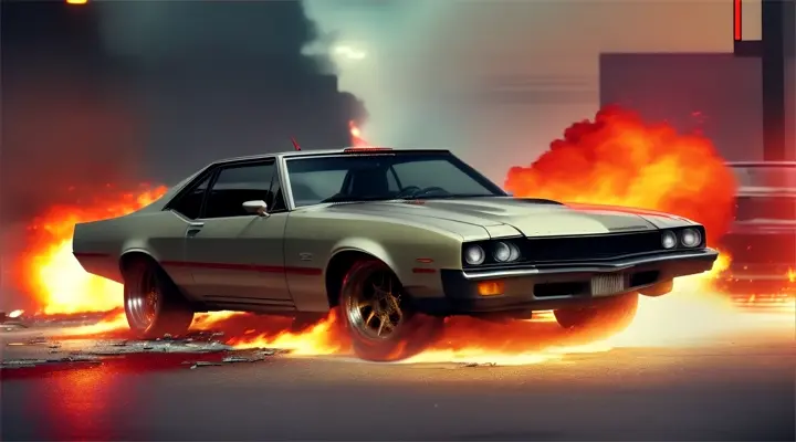 Before Rico's compadres could move in, the Impala rocked with a deafening blast from under the dash. Rico collapsed to the ground bleeding hollow point buckshot straight through his torso. The OG pressed his shining advantage, emptying the entire chopper through his ride in a hellstorm of booming report and blinding muzzle flashes.