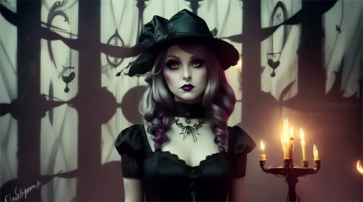 genre: electro swing:sweet female vocal, witch house:music video:I'm lost without you can't carry on