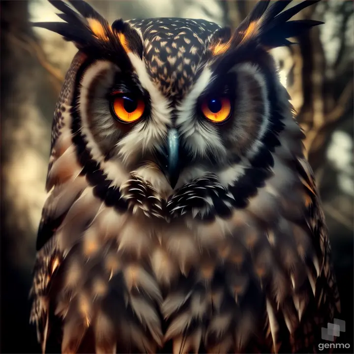 Creepy owl