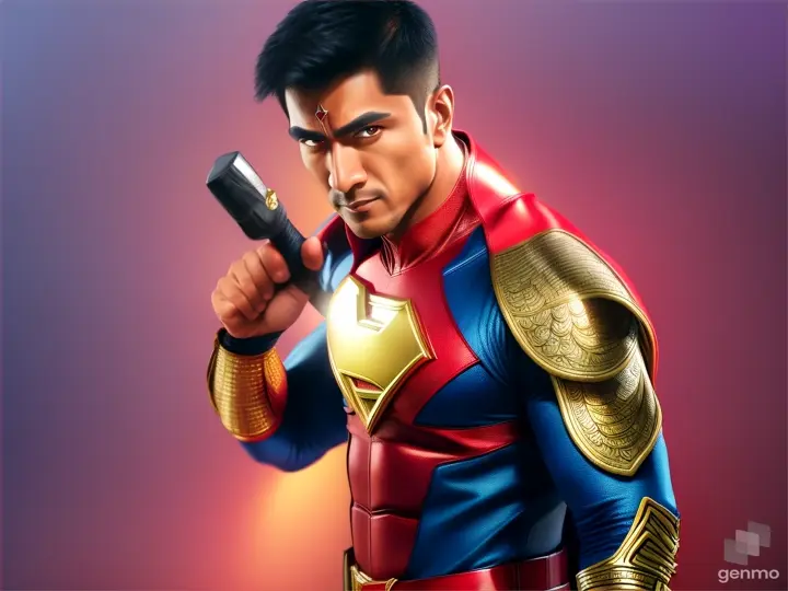 superhero panday  from philippines, he has power of the hammer