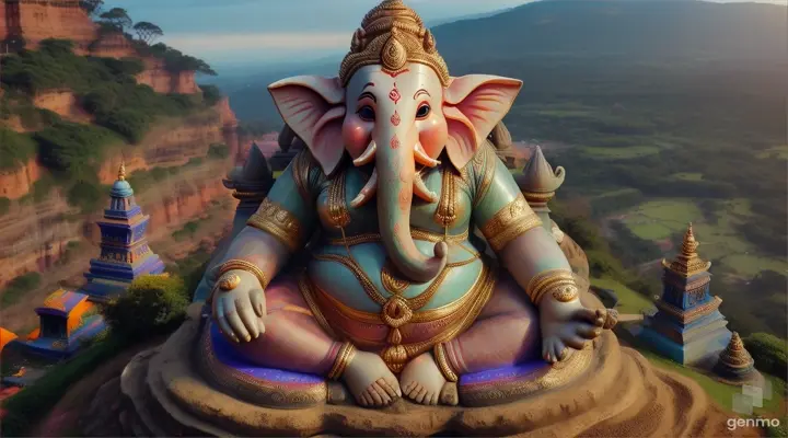 Ganeshji video on hill