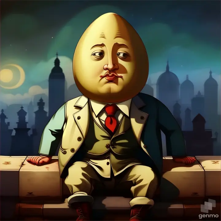a cartoon picture of a man sitting on a ledge
