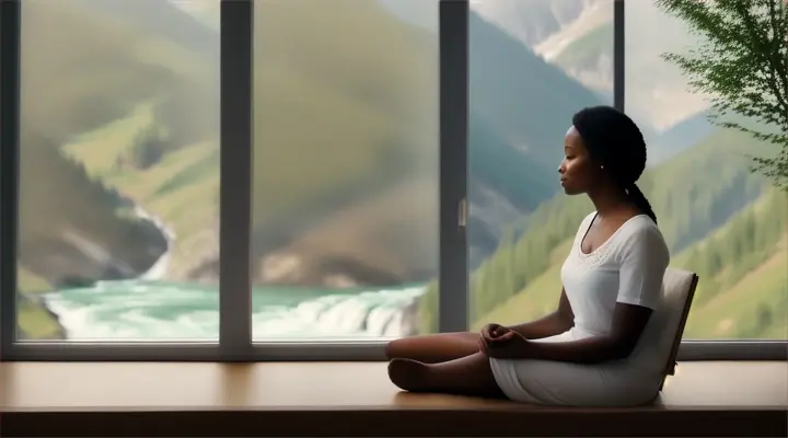 FENG SHUI:  STYLE: ON ZOOM: RELAX ROOM MOOD OR ENVIRONMENT: MINIMALIST INTERIOR DESIGN STYLE: ZEN PANORAMIC WINDOW OVERLOOKING        
                                
KRIMML WATERFALLS  AUSTRIA











 



, WHILE A WOMAN  AFRICAN, IS SITTING, LISTENING TO RELAX, IN FRONT OF THE PANORAMIC  




 
 

 
 