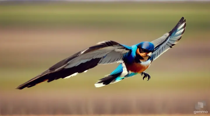 swallow flying 