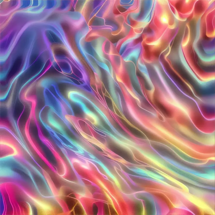 a very colorful abstract background with wavy lines