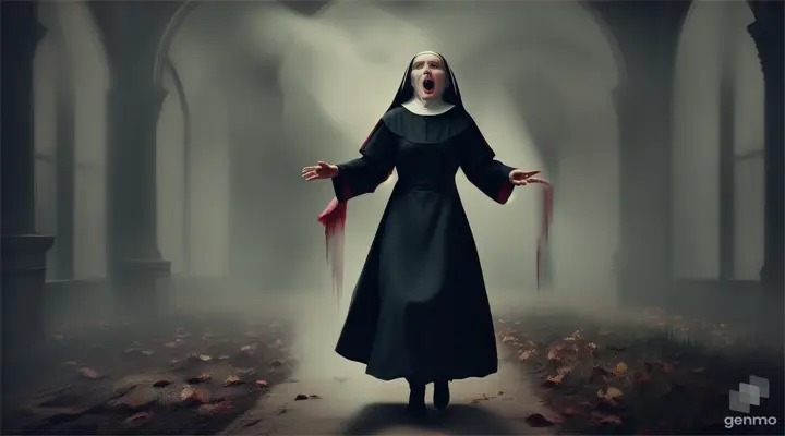 50. **Screaming Nun:** The nun ghost screaming loudly as Alina makes her escape.
                                                                                                                                     
                                                                     full screen and colored video              