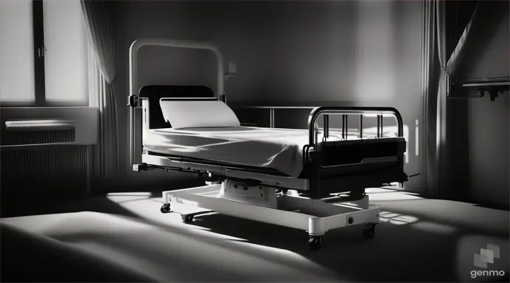 But I am lying on a single hospital bed. 16:9