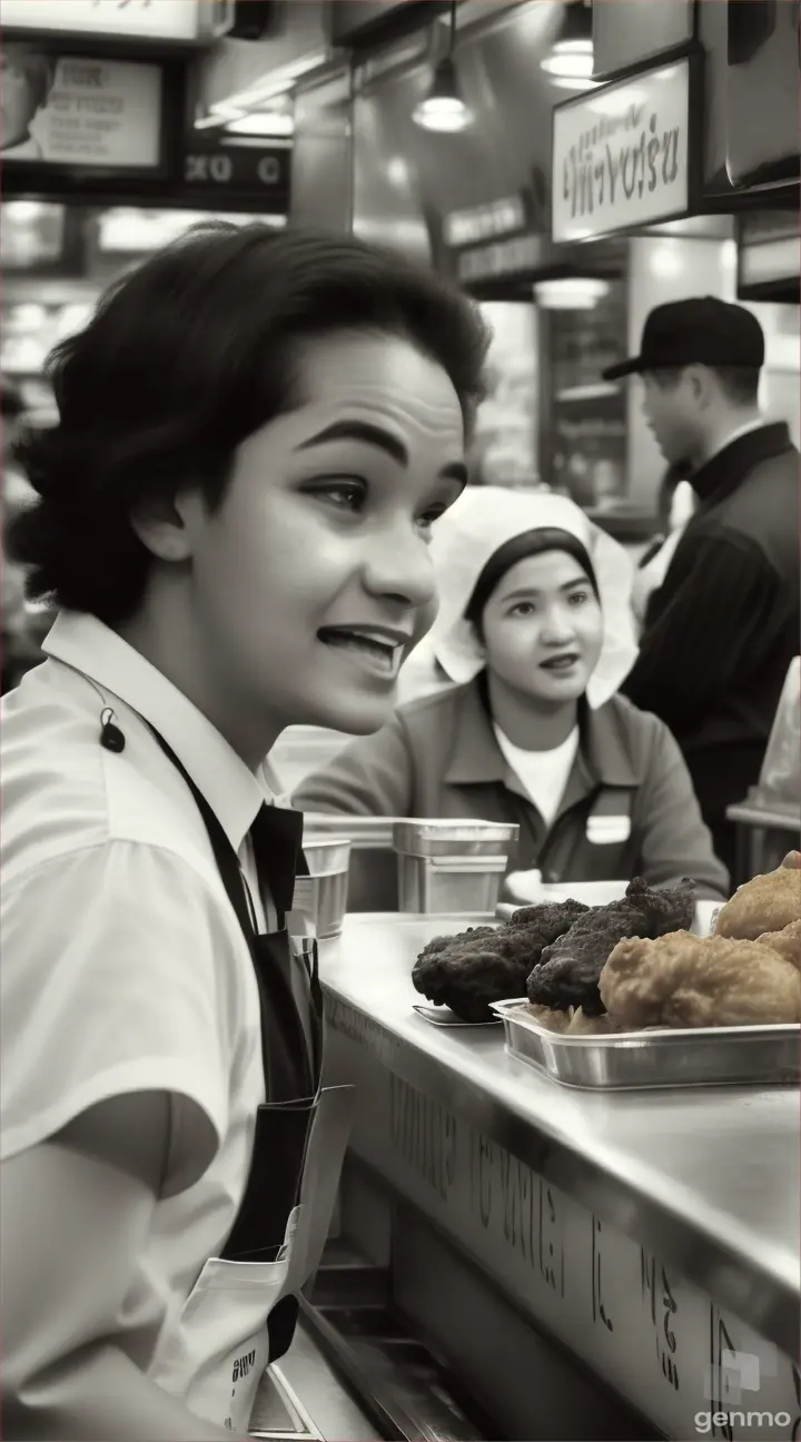 Fried chicken shop employees advise others to argue