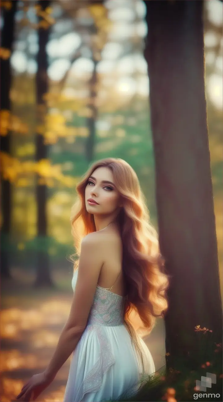 beautiful woman with long leg 1：2