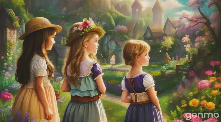 Curious girl and her friends planted new gardens and explored the transformed valley. The village tried with new energy and possibilities. The villagers realized that the wind's whisper had prepared them for a better, brighter future.