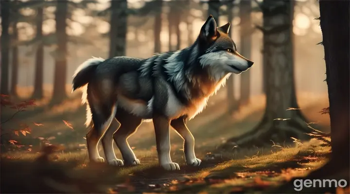 And so, the little wolf and the mysterious forest lived in harmony, their secrets safe and their magic bound by the brave heart of one who dared to dream