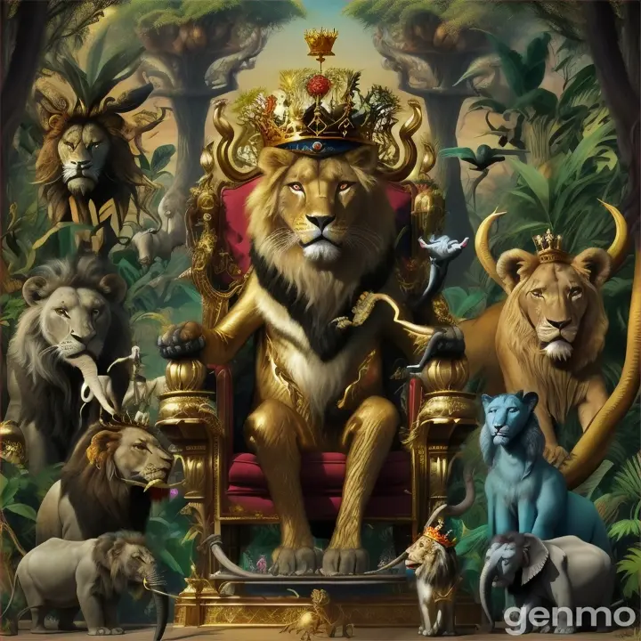 if the lion is the king of the jungle how can he be the king of the jungle