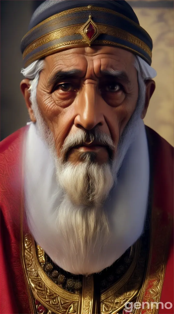 An old Arab man from the 15th century