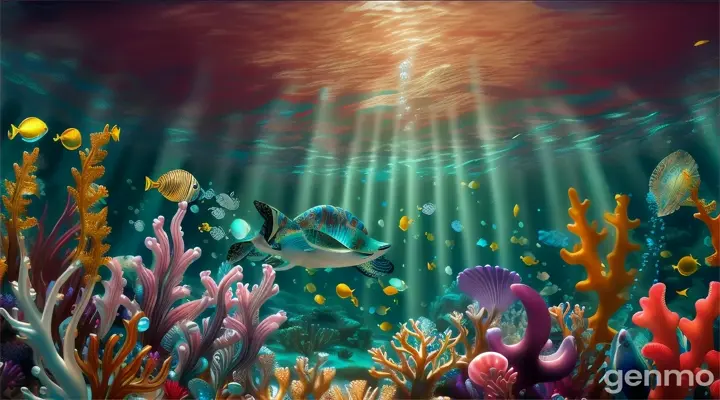 Grand Celebration**
*Image idea:* A festive underwater scene with sea creatures dancing and singing, and Seraphina wearing a beautiful necklace made of pearls and seashells.