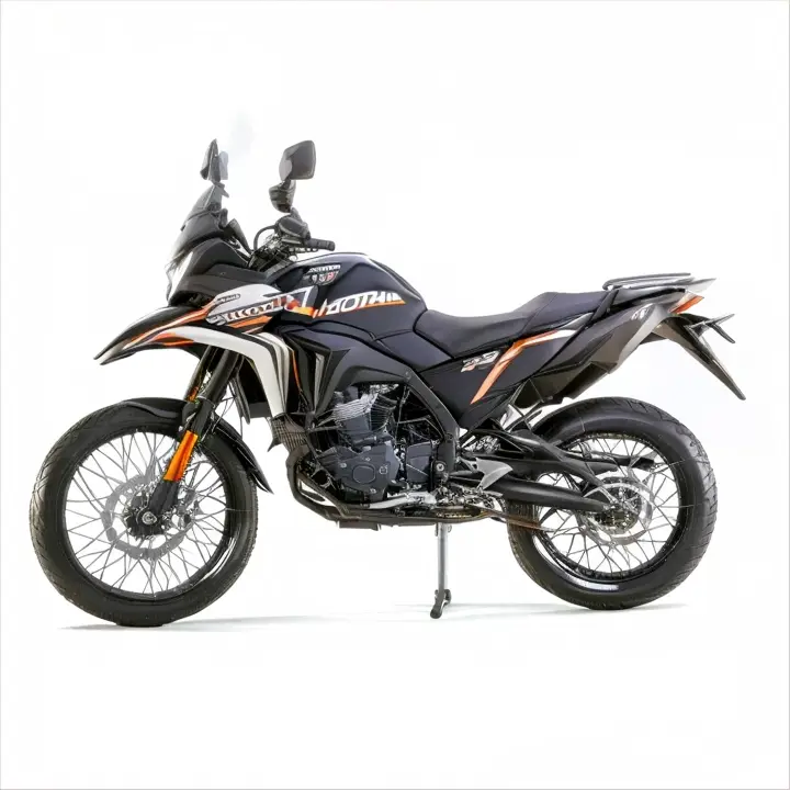 a motorcycle is shown on a white background