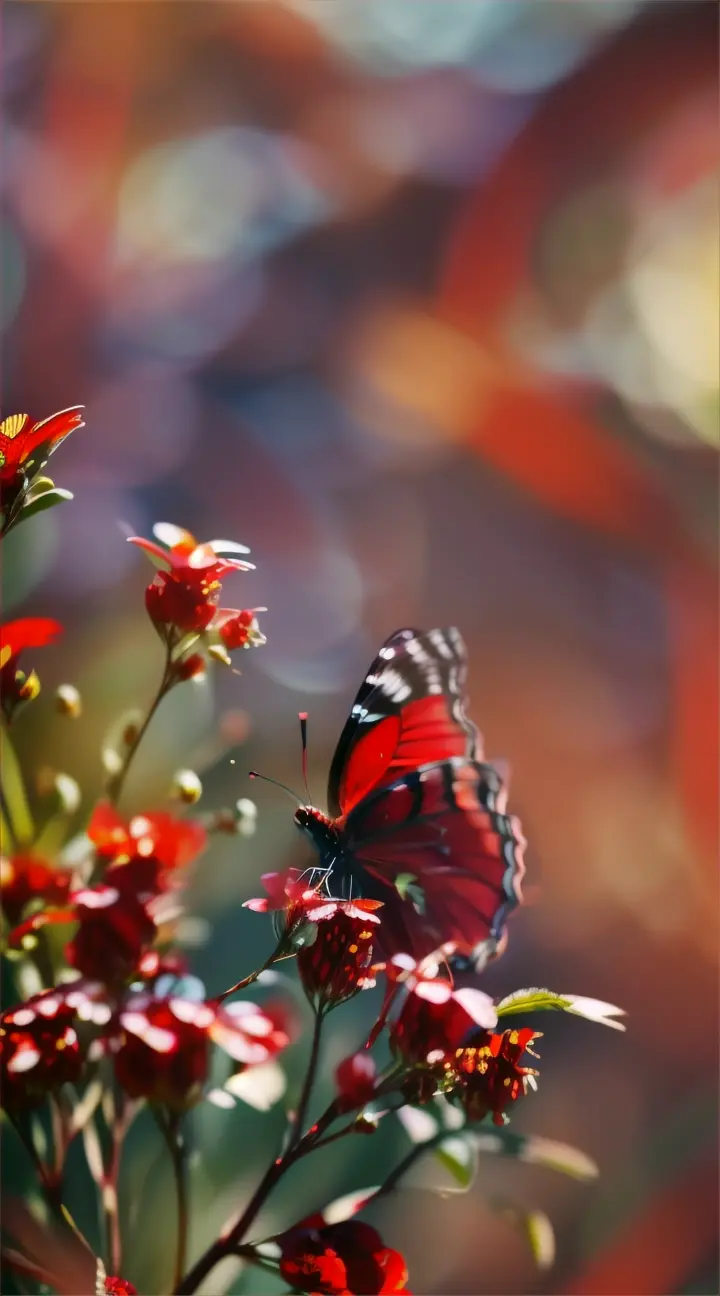 Butterfly red