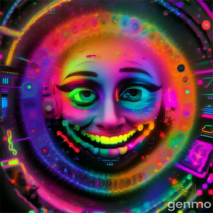 Happy hardcore smiley face