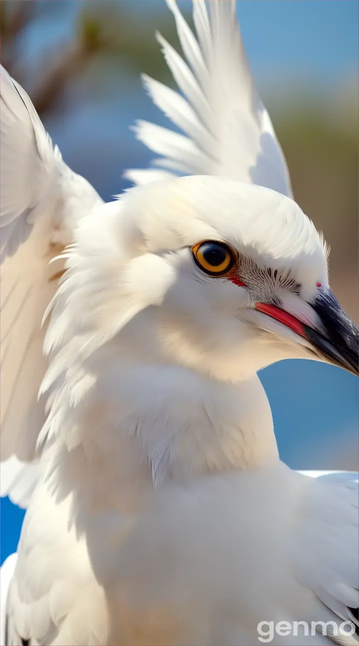 🇨🇦A dove with the flag of Canada on its chest On a brClearly 