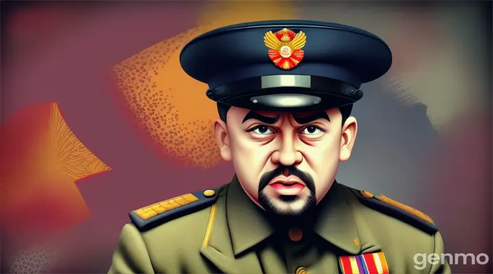 caricature little dictator