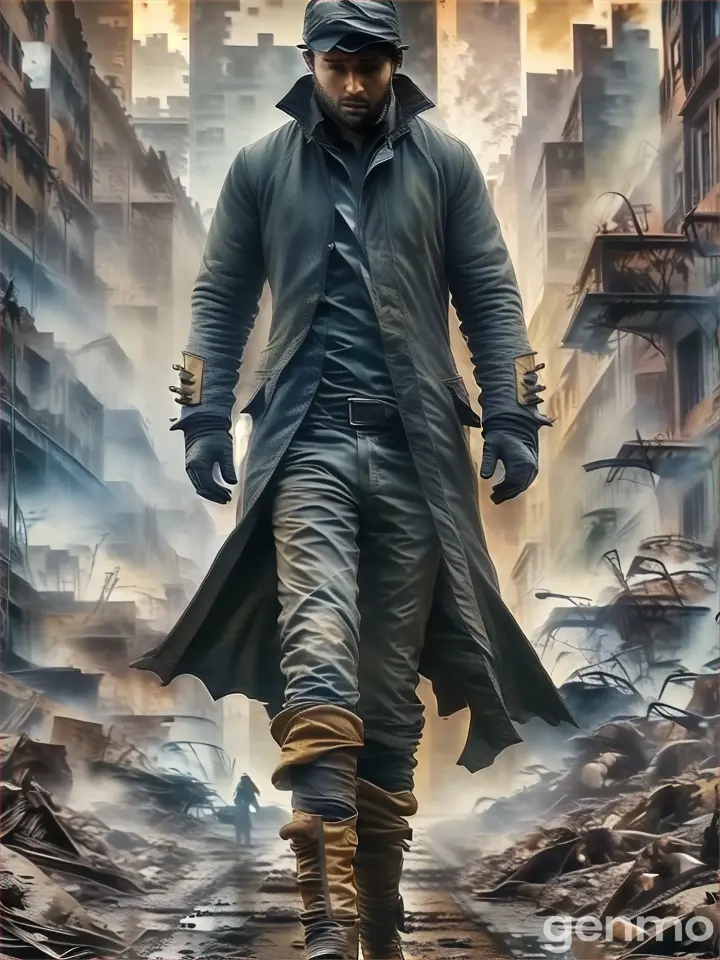 a man is walking