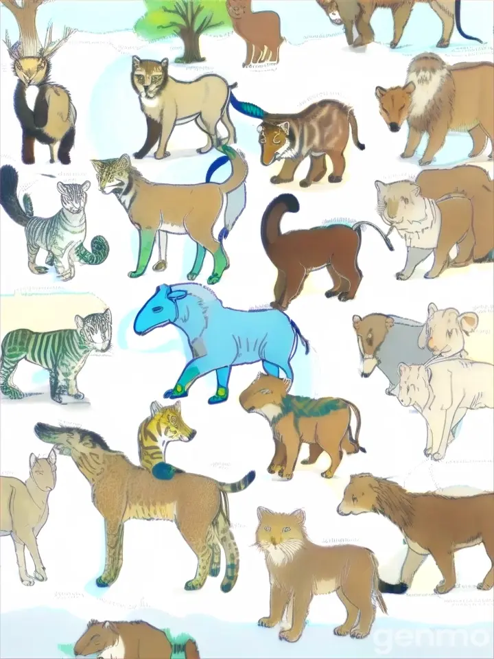 a picture of wild animals