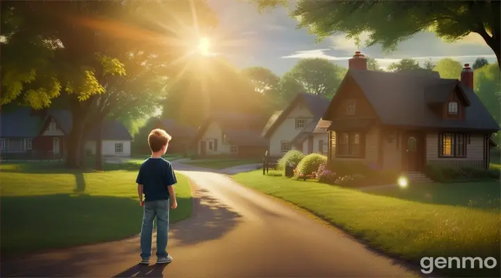 Opening Scene:The sun rises over the village of Willowbrook. Lucas, a kind-hearted boy, prepares for the day.