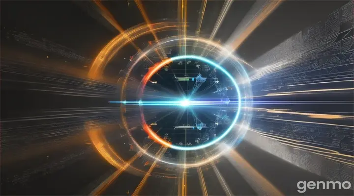 fondo inspirado en un agujero de gusano para un tema de techno oscuro