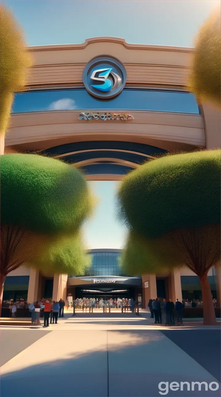 footage of Pixar Studios