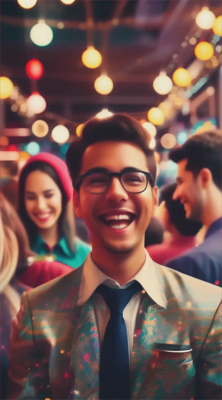 स्टार्टअप के उत्पाद/सेवा का उपयोग करने वाले विविध ग्राहकों के साथ जश्न मनाते हुए रोमांचित संस्थापक।
