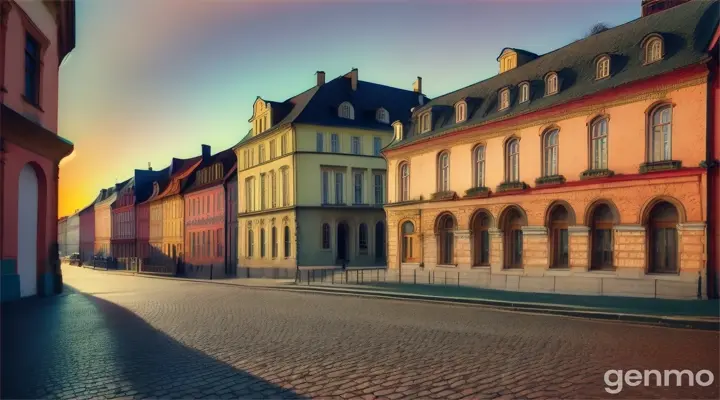 An aesthetically pleasing depiction of the charming historic architecture found throughout Brest, Belarus