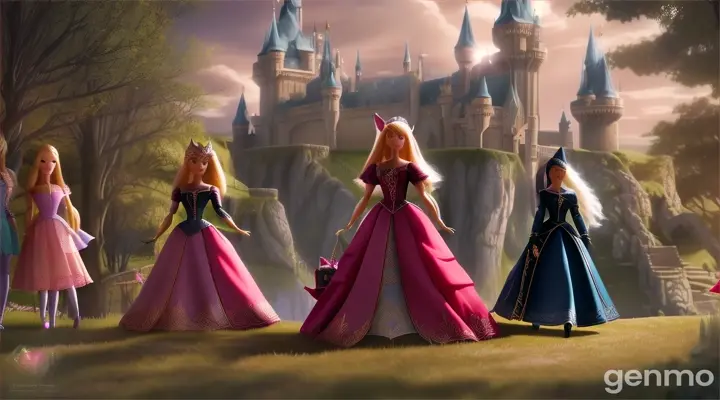 Chapter 2: The Call to Adventure

Determined to protect her kingdom, Barbie knew she had to act quickly. She called upon her closest friends: Ken, a brave and skilled swordsman; Tessa, a wise and resourceful fairy; and Leo, a loyal and clever talking lion.