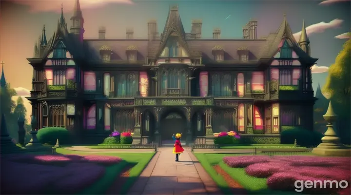 Lily challenged her fear and decided to find out the truth about what was going on inside the mansion 3d cartoon 