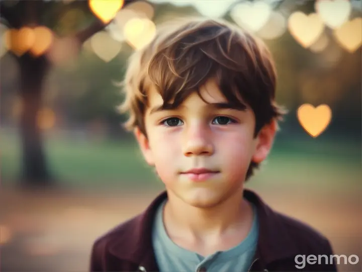 A boy feel the love 