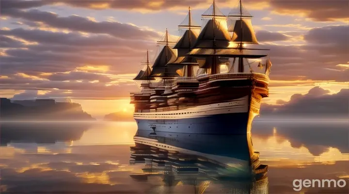 noah ark ship in the water