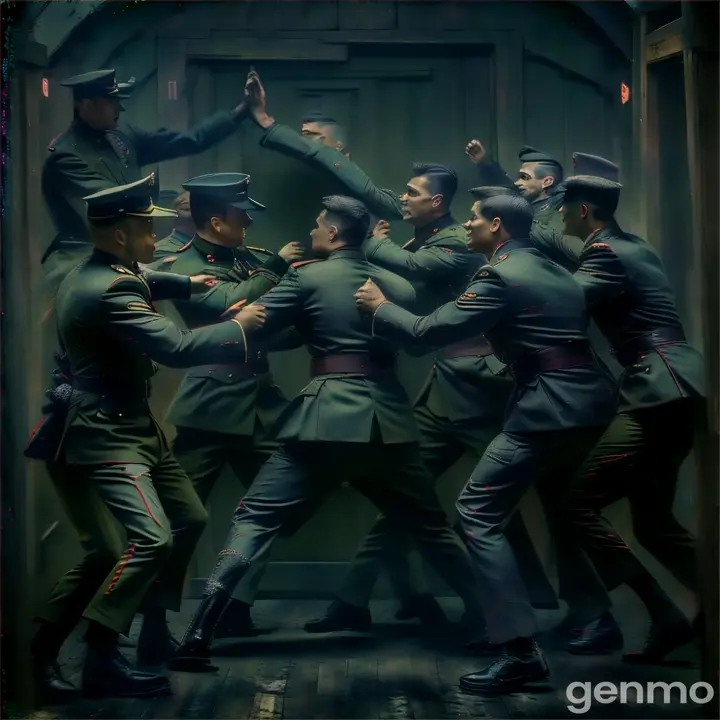 military uniform, military person, marines, gesture, soldier, security, non-commissioned officer, army, crew, uniform fighting