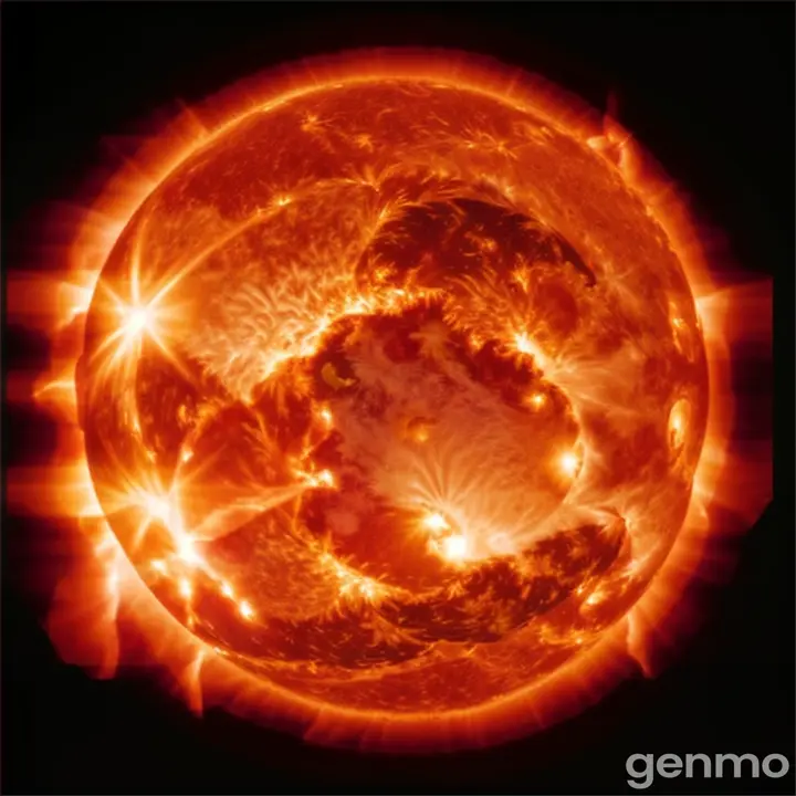 the sun as seen from space