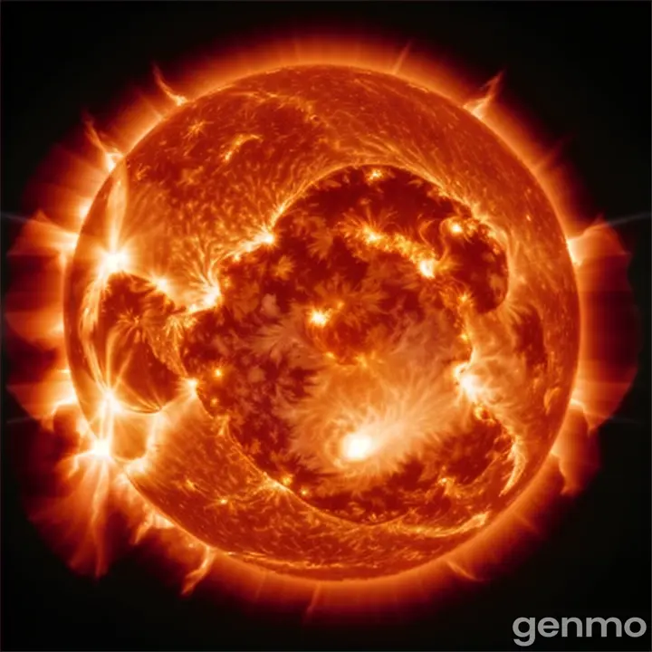 the sun as seen from space