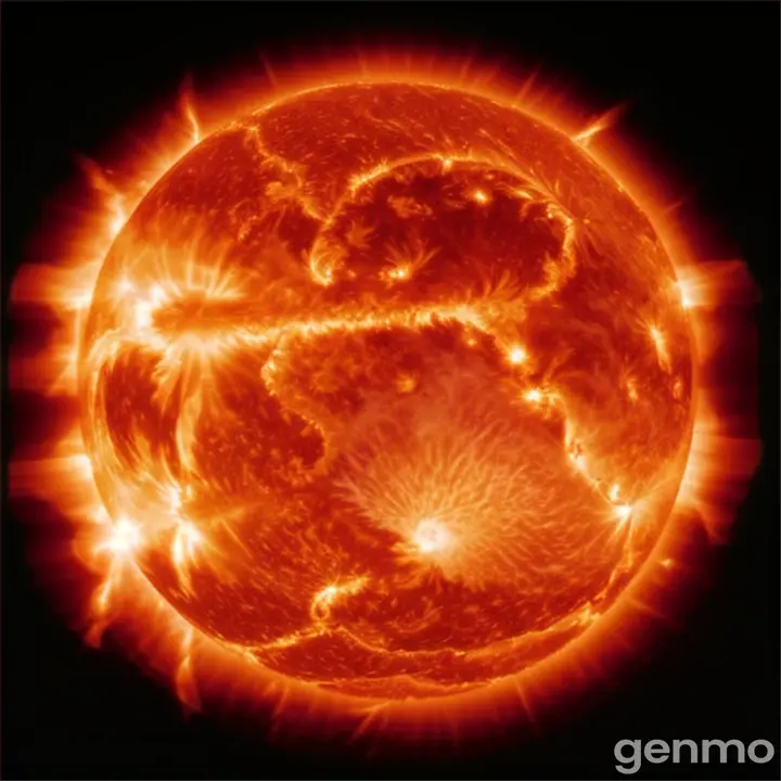 the sun as seen from space