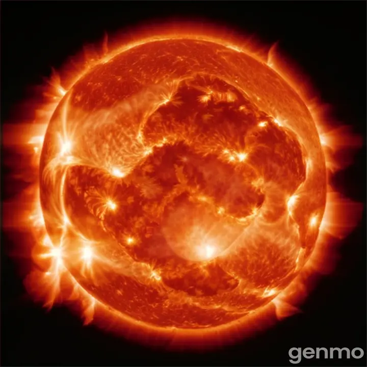 the sun as seen from space