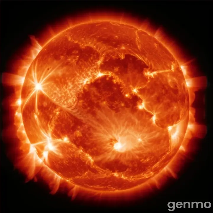 the sun as seen from space