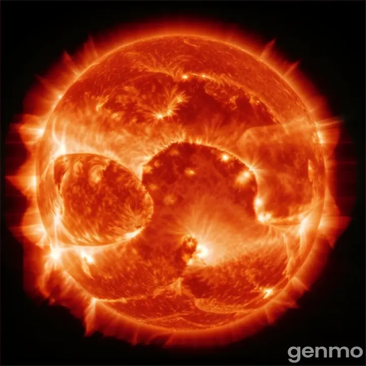 the sun as seen from space