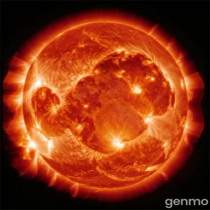 the sun as seen from space