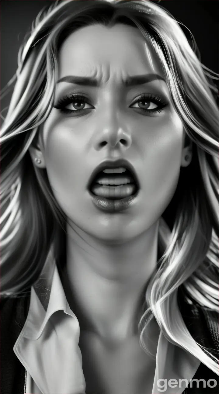 woman saying oh my god 