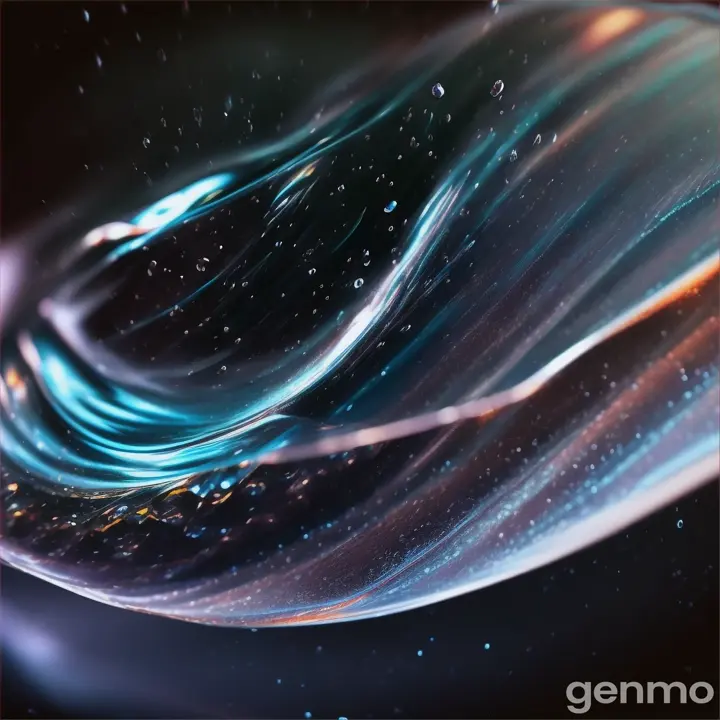 Goutte d'eau macroscopique fait splash 
