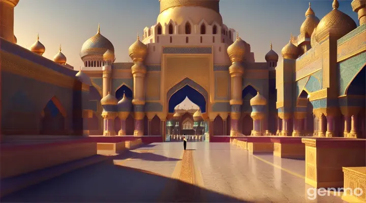 3d animation cartoon ibnbattuta visit footprint of adam these palace visited by crowd people coming from all over rhe world